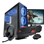 Pc Gamer Fort Titan + Monitor 21.5" Core I7 7700 16gb Ddr4 Geforce Gtx 1070 8gb HD 2tb