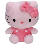 Pelúcia Beanie Babies Hello Kitty Pink - DTC