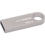 Pendrive 16GB USB Kingston DTSE9H/16GBZ Prata