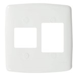 Placa 4x4 para 2 e 3 Interruptores - Dicompel Mônaco