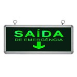 Placa de Sinalização para Saída de Emergência de Led Un-10 Unik