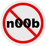 Placa Proibido Noob