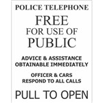 Placa Geek: Police Call Box