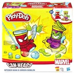 Play Doh-Marvel 2 Potes Spider Man e Green Goblin B0744 Hasbro B0594