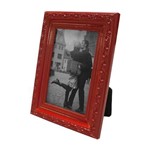 Porta Retrato 15x20cm Provençal Vermelho para 1 Foto 10x15cm