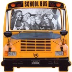 Porta Retrato Ônibus Escolar