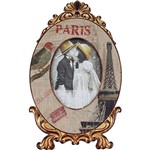Porta-Retrato Oval Torre Eiffel (13x18) Dourardo - Oldway