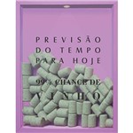 Print Porta Rolhas de Vinho Kapos Previsão do Tempo 32x42x4cm Lilás