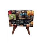 Puff Pé Palito Redondo Alce Couch Bali Beer Cerveja 40cm