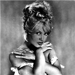 Quadro Brigitte Bardot (30x30x2,7cm) - Uniart