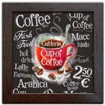 Quadro Decorativo C/ Moldura Tema Café Coffee Q-336