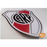 Quadro Decorativo Placa River Plate Mdf 3mm Times Futebo