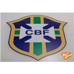 Quadro Decorativo Placa Seleção Brasileira CBF Mdf 3mm