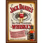 Quadro Jack Daniels Fundo Branco 54x39x3cm - Oldway