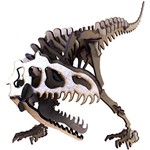 Quebra-Cabeça 3D Dinossauro Alossauro - Cia Laser