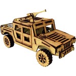 Quebra-Cabeça 3D Hummer Jeep Militar - Cia Laser