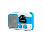 Rádio Retrô Bateria Bluetooth Am/fm USB Home Azul e Vermelho