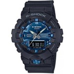 Relógio Casio G-shock Anadigi Fundo Azul Ga-810mmb-1a2dr