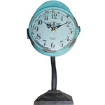 Relógio de Mesa Ferro Azul Env 53094 Oldway