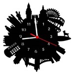 Relógio de Parede Decorativo Londres