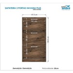 Sapateira Santos Plus 03 Pts - 051611