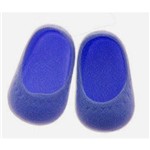 Sapato para Boneca – Modelo Sapatilha 6cm – Baby Alive - Azul Marinho – Laço de Fita