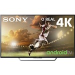 Smart TV LED 65" Sony KD-65X7505D Ultra HD 4k com Conversor Digital 4 HDMI 3 USB Wi-Fi Android TV Opera Apps Preta