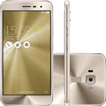 Smartphone Asus Zenfone 3 Dual Chip Android 6.0 Tela 5.2" Snapdragon 16GB 4G Câmera 16MP - Dourado