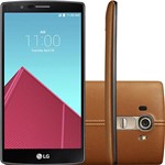 Smartphone LG G4 Desbloqueado Android 5.0 Tela 5.5" 32GB 4G Wi-Fi Câmera 16MP Hexa Core - Couro Marrom