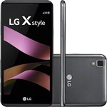 Smartphone LG X Style Dual Chip Android Tela 5" 16GB 3G/4G/Wi-Fi Câmera 8MP - Titânio