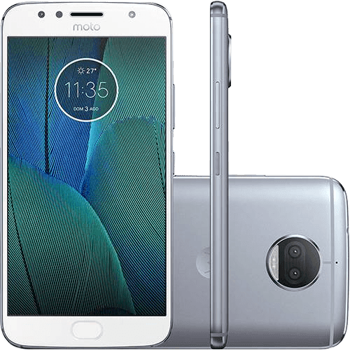 Smartphone Motorola Moto G 5s Plus Dual Chip Android 7.1.1 Nougat Tela 5.5" Snapdragon 625 32GB 4G 13MP Câmera Dupla - Azul Topázio