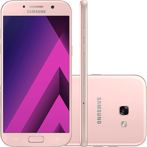 Smartphone Samsung Galaxy A5 Dual Chip Android 6.0 Tela 5,2" Octa-Core 1.9GHz 64GB 4G Câmera 16MP - Rosa