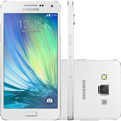 Smartphone Samsung Galaxy J3 Duos Dual Chip Android 5.1 Tela 5'' 8GB 4G Wi-Fi Câmera 8MP - Branco