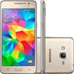 Smartphone Samsung Galaxy Gran Prime Duos 4G Dual Chip Desbloqueado Android Tela LCD TFT 5" 8GB WI-FI/3G/4G Câmera 8MP - Dourado