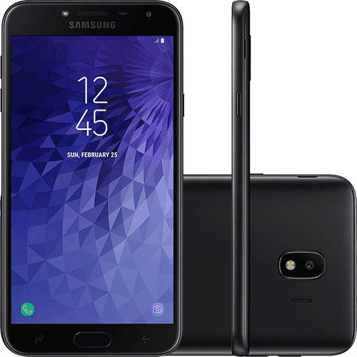 Smartphone Samsung Galaxy J4 32GB Dual Chip Android 8.0 Tela 5.5" Quad-Core 1.4GHz 4G Câmera 13MP - Prata