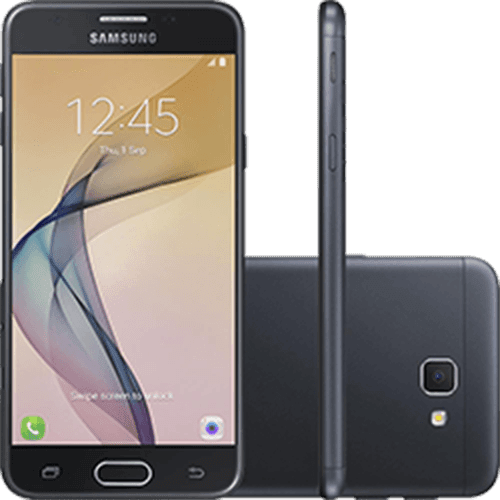 Smartphone Samsung Galaxy J5 Prime Dual Chip Android 6.0 Tela 5" Quad-Core 1.4 GHz 32GB 4G Wi-Fi Câmera 13MP com Leitor de Digital - Preto