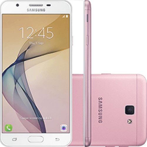 Smartphone Samsung Galaxy J5 Prime Dual Chip Android 6.0 Tela 5" Quad-Core 1.4 GHz 32GB 4G Wi-Fi Câmera 13MP com Leitor de Digital - Rosa