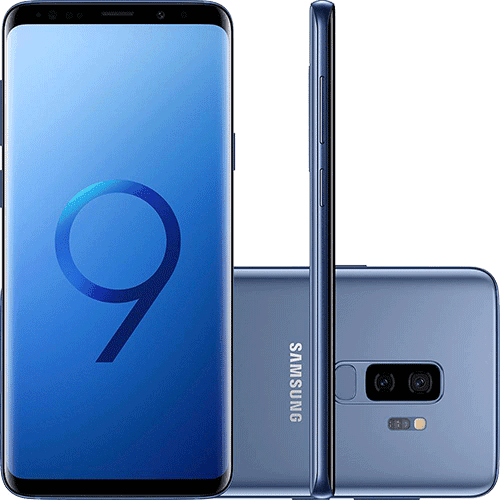 Smartphone Samsung Galaxy S9+ Dual Chip Android 8.0 Tela 6.2" Octa-Core 2.8GHz 128GB 4G Câmera 12MP Dual Cam - Azul
