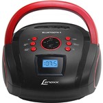 Som Portátil Lenoxx Boombox Bd110 com Usb Rádio Fm Mp3 Micro Sd, Entrada Auxiliar e Bluetooth
