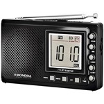 Rádio Portátil Multi Band Mondial - RP03 - Preto