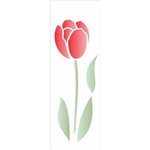 Stencil de Acetato para Pintura Opa 30,5 X 30,5 2371 Flor Tulipa