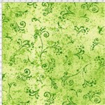 Tecido Estampado para Patchwork - 50 Tons Arabesco Verde Limão Cor 26 (0,50x1,40)
