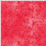 Tecido Estampado para Patchwork - 50 Tons Arabesco Vermelho Cor 05 (0,50x1,40)