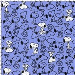 Tecido Estampado para Patchwork - Coleção Snoopy Color Azul (0,50x1,40)
