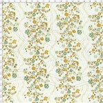 Tecido Estampado para Patchwork - Floral Faixas Verde Claro Cor 04 51096 (0,50x1,40)