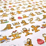 Tecido Estampado para Patchwork - Garfield Expressão (0,50x1,40)