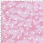 Tecido Estampado para Patchwork - Gotas de Chuva com Textura Rosa Cor 01 (0,50x1,40)
