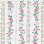 Tecido Estampado para Patchwork - Mirella Floral Miudo Renda Bege 03 (0,50x1,40)