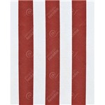 Tecido Gorgurinho Listrado Vermelho e Branco - 1,50m de Largura