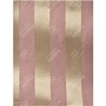 Tecido Jacquard Dourado e Rosa Envelhecido Liso Tradicional - 2,80m de Largura